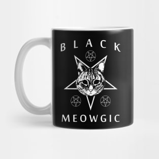 Black Meowgic Mug